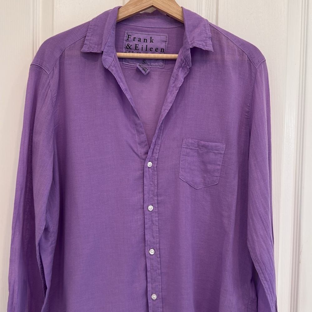 Frank & Eileen Lavender Eileen Button Down - image 3